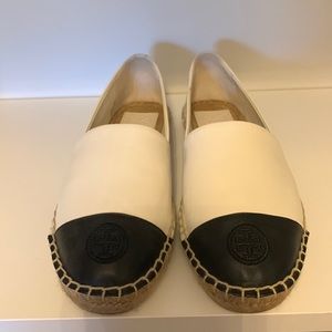 Never worn Tory Burch espadrilles.